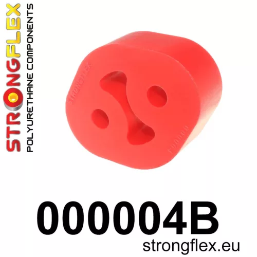 000004B: Exhaust mount hanger 36mm 10mm Black