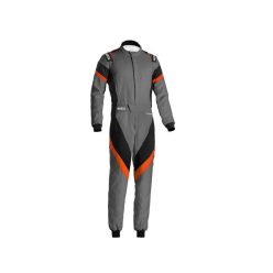   Sparco Victory Youth FIA Race Suit - Grey/Black/Narancs - 001135HYSP..GNAR