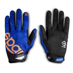 Sparco Meca-3 mechanic gloves, blue/orange, size S
