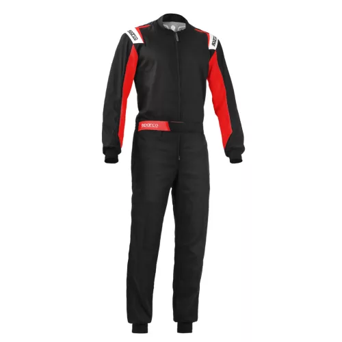 Sparco Rookie-1 Kids Kart Suit 130 (Black/Red)