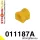 011187A: Rear anti roll bar bush SPORT Custom Yellow