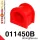 011450B: Rear anti roll bar bush 19mm Red