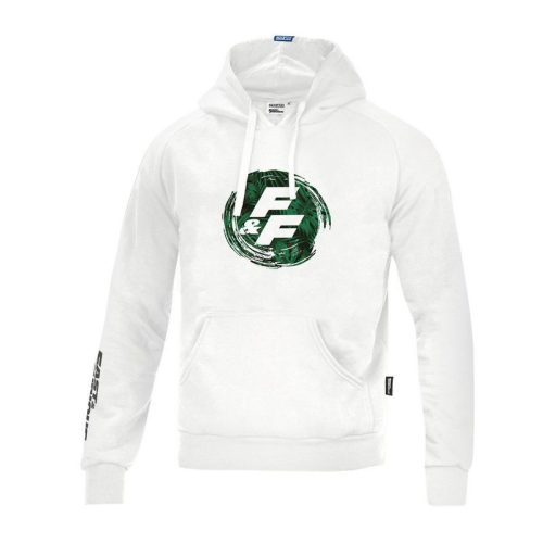 Sparco Fast & Furious White Hoody - 01305FFBI_XL size