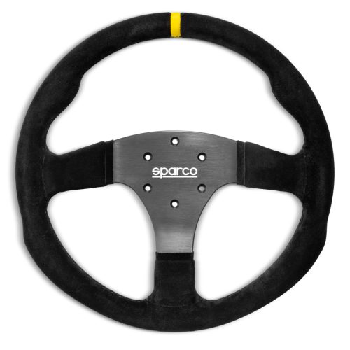 Sparco R330 Racing Steering Wheel (Flat Design) – Leather or Suede - 015R330CLO / 015R330CSO