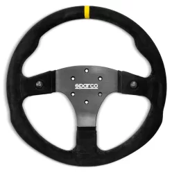   Sparco R330B Racing Steering Wheel (Flat Design, IP68 Buttons) - 015R330PSO