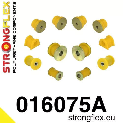016075A: Front suspension bush kit SPORT 22mm Yellow