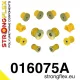 016075A: Front suspension bush kit SPORT 23mm Yellow