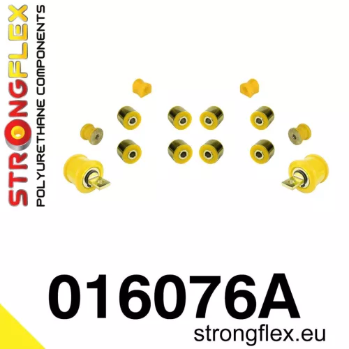 016076A: Rear suspension bush kit SPORT 14mm Black