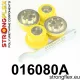 016080A: Front upper arm bush kit eccentric SPORT Yellow