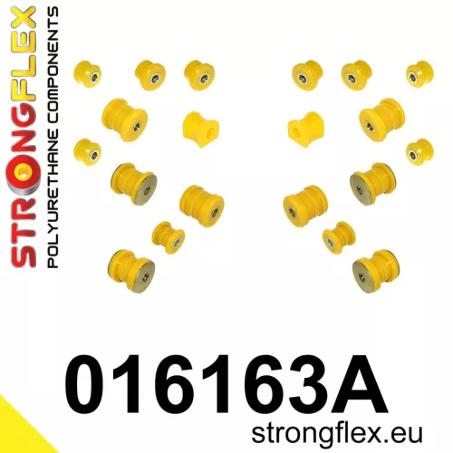 016163A: Rear suspension bush kit SPORT Custom Black