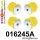 016245A: Rear crossmember bush kit SPORT Yellow
