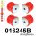 016245B: Rear crossmember bush kit