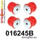 016245B: Rear crossmember bush kit Red