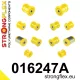 016247A: Rear suspension bush kit SPORT 21mm Yellow