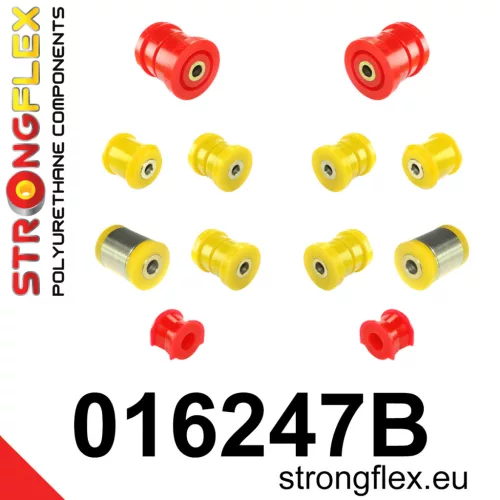 016247B: Rear suspension bush kit 21mm Black