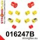 016247B: Rear suspension bush kit 21mm Black
