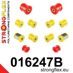 016247B: Rear suspension bush kit 21mm Red