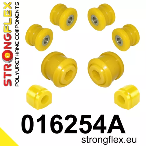 016254A: Front suspension bush kit SPORT 22mm 011704 - 54mm Yellow