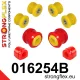 016254B: Front suspension bush kit 22mm 011704 - 54mm Red