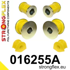   016255A: Front suspension bush kit SPORT 15mm 011811 011809 - 47mm Yellow