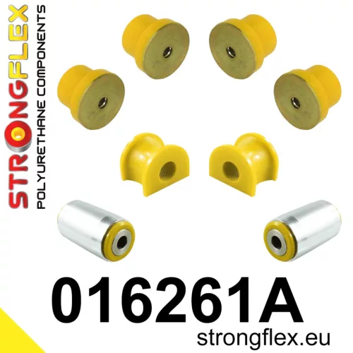 016261A: Front suspension bush kit SPORT Custom Yellow