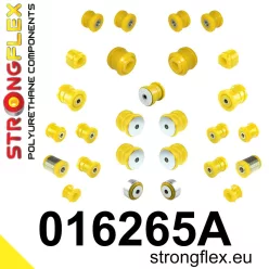   016265A: Full suspension polyurethane bush kit SPORT 22mm 21mm 011703 - 46mm Yellow