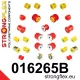 016265B: Full suspension polyurethane bush kit 24mm 21mm 011703 - 46mm Black