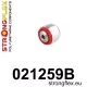 021259B: Front upper wishbone bush Black