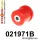 021971B: Rear diff mount - rear bush Red