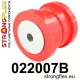 022007B: Front subframe – front bush Red