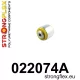 022074A: Front upper arm bush SPORT Yellow