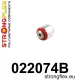 022074B: Front upper arm bush Red