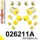 026211A: Front suspension bush kit SPORT 31mm Yellow