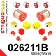 026211B: Front suspension bush kit 31mm Red
