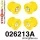 026213A: Front subframe bush kit SPORT Yellow