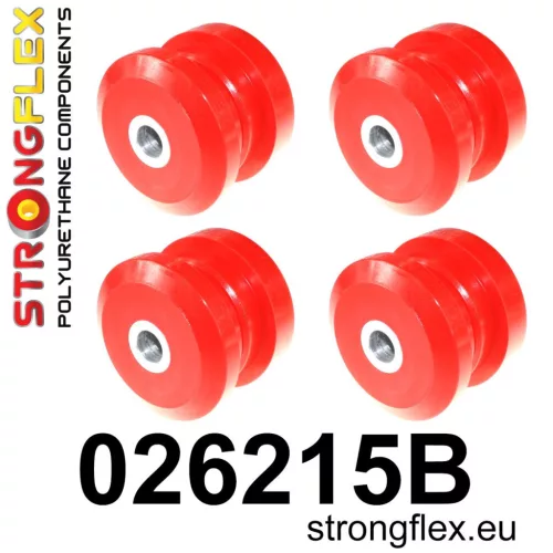 026215B: Rear subframe bush kit Red