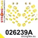 026239A: Full suspension bush kit SPORT 25mm 15mm 221758 Yellow