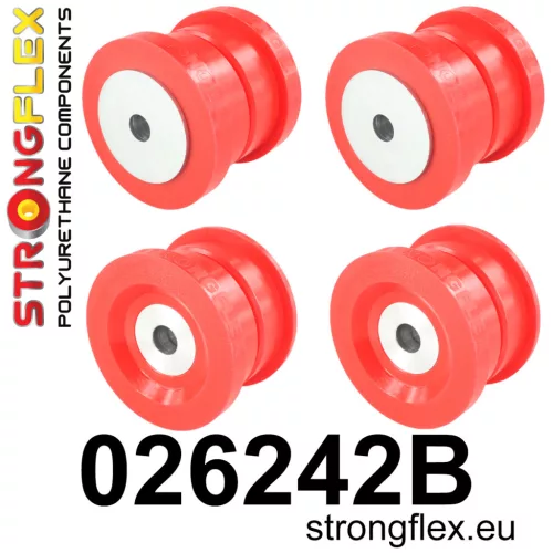 026242B: Front subframe bush kit Black