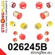026245B: Front suspension bush kit 27mm Red