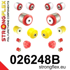 026248B: Front suspension bush kit 25mm Black