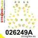 026249A: Full suspension polyurethane bush kit SPORT 29mm 20,5mm 021974 - 65mm Black