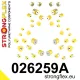 026259A: Full suspension polyurethane bush kit SPORT 29mm 20,5mm 021974 - 65mm Black