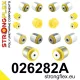 026282A: Front suspension bush kit SPORT 27mm Yellow