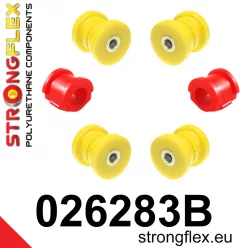 026283B: Front suspension bush kit 20mm Red