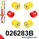 026283B: Front suspension bush kit 22mm Black