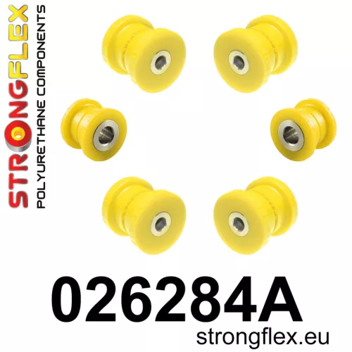 026284A: Rear suspension bush kit SPORT Black