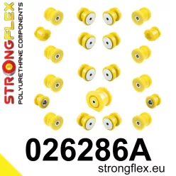   026286A: Full suspension polyurethane bush kit SPORT 20mm M10 M10 Black