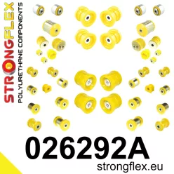   026292A: Full suspension polyurethane bush kit SPORT 25mm 12mm Yellow
