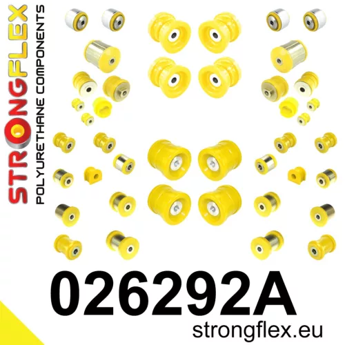 026292A: Full suspension polyurethane bush kit SPORT 29mm 20mm Yellow