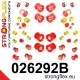 026292B: Full suspension polyurethane bush kit 27mm 17mm Red